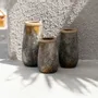 Vases - The Sneaky Vase - Antique Grey - M - BAZAR BIZAR LIVING