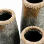 Vases - The Sneaky Vase - Antique Grey - M - BAZAR BIZAR LIVING