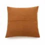 Cushions - The Four Panel Leather Cushion Cover - Camel - 40x40 - BAZAR BIZAR LIVING