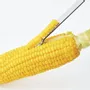 Ustensiles de cuisine - Éplucheur Poro pour maïs en acier inoxydable - collection EAtoCO / YOSHIKAWA - ABINGPLUS