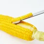 Ustensiles de cuisine - Éplucheur Poro pour maïs en acier inoxydable - collection EAtoCO / YOSHIKAWA - ABINGPLUS