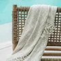 Throw blankets - The s'il vous Plaid - Cream - BAZAR BIZAR LIVING