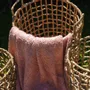Throw blankets - The s'il vous Plaid - Salmon Pink - BAZAR BIZAR LIVING