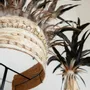 Objets de décoration - Guinea Feather Hat Sur Pied - Noir Naturel - BAZAR BIZAR LIVING