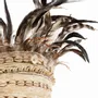 Objets de décoration - Guinea Feather Hat Sur Pied - Noir Naturel - BAZAR BIZAR LIVING