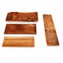 Platter and bowls - The Teak Root Sushi Plate - M - BAZAR BIZAR LIVING