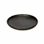 Platter and bowls - The Burned Classic Plate - Black - S - BAZAR BIZAR LIVING
