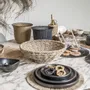 Platter and bowls - The Burned Plate - Black - L - BAZAR BIZAR LIVING
