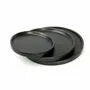 Platter and bowls - The Burned Plate - Black - L - BAZAR BIZAR LIVING