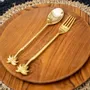 Fourchettes - La fourchette en palmier - Doré - BAZAR BIZAR LIVING