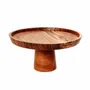 Platter and bowls - The Teak Root Cake Dish - M - BAZAR BIZAR LIVING