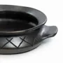 Plats et saladiers - Le Pot Ovale Brûlé avec Motif et Poignées Latérales - Noir - BAZAR BIZAR LIVING