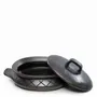 Plats et saladiers - Le Pot Ovale Brûlé avec Motif et Poignées Latérales - Noir - BAZAR BIZAR LIVING