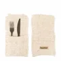 Couverts de service - Le Porte-Couverts Oh My Gee - Créme - Lot De 4 - BAZAR BIZAR LIVING