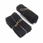 Linge de table textile - La Nappe en Lin - Noir - 150x250 - BAZAR BIZAR LIVING