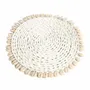 Maniques - Le Dessous De Plat Seagrass Shell - Blanc - BAZAR BIZAR LIVING