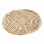 Placemats - The Fringe Raffia Placemat Round - Natural - BAZAR BIZAR LIVING
