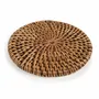 Placemats - The Colonial Coaster - Natural Brown - BAZAR BIZAR LIVING