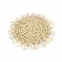 Placemats - The Seagrass Shell Coaster - Natural - BAZAR BIZAR LIVING