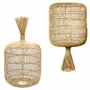 Floor lamps - The Dumpling Floor Lamp - Pendant - Natural - L - BAZAR BIZAR LIVING