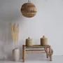 Decorative objects - Berber box in wool and natural wicker - MALOU - HYDILE