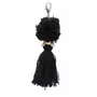 Decorative objects - The Pompom Keychain - Black - BAZAR BIZAR LIVING