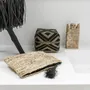 Pochettes - La Pochette Raffia - Noir Naturel - L - BAZAR BIZAR LIVING