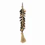 Objets de décoration - Le Porte-clés Raffia Fishbone - Noir Naturel - BAZAR BIZAR LIVING