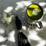 Decorative objects - The Wooden Beads Keychain - Black - BAZAR BIZAR LIVING