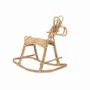 Jouets enfants - JIMY - Cheval à bascule en rotin vintage - HYDILE