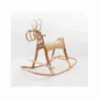 Jouets enfants - JIMY - Cheval à bascule en rotin vintage - HYDILE