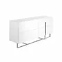 Sideboards - White sideboard with steel legs - ANGEL CERDÁ