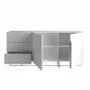 Sideboards - White sideboard with steel legs - ANGEL CERDÁ