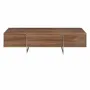 Sideboards - Walnut TV cabinet with steel legs - ANGEL CERDÁ