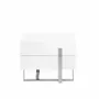 Night tables - White and steel bedside table - ANGEL CERDÁ