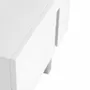 Night tables - White and steel bedside table - ANGEL CERDÁ