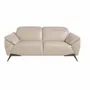 Sofas - 2 seater sofa upholstered in Taupe Grey leather - ANGEL CERDÁ