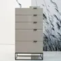 Chests of drawers - Chiffonier black steel legs - ANGEL CERDÁ