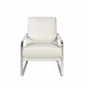 Armchairs - White leatherette upholstered armchair - ANGEL CERDÁ