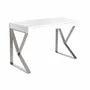 Office furniture and storage - White and steel office desk - ANGEL CERDÁ