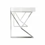 Office furniture and storage - White and steel office desk - ANGEL CERDÁ