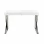 Office furniture and storage - White and steel office desk - ANGEL CERDÁ
