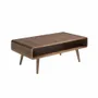 Coffee tables - Walnut coffee table magazine rack - ANGEL CERDÁ