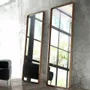 Mirrors - Walnut rectangular foot mirror - ANGEL CERDÁ