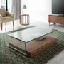 Coffee tables - Curved glass coffee table - ANGEL CERDÁ