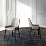 Chairs - Walnut structure Dining table chair - ANGEL CERDÁ