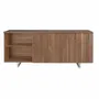 Buffets - Buffet en noyer avec pieds en acier - ANGEL CERDÁ