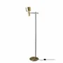 Floor lamps - Floor lamp gold aluminium and black steel - ANGEL CERDÁ