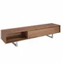 Sideboards - Walnut TV cabinet with steel legs - ANGEL CERDÁ