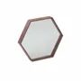 Mirrors - Hexagonal walnut mirror - ANGEL CERDÁ